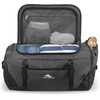 image:imageHigh Sierra Fairlead Convertible Duffel Bag Lightweight and Durable Weekender Duffel easily converts into backpack 64L Capacity Steel GrayMercuryBlueMercuryBlack