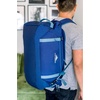 image:imageHigh Sierra Fairlead Convertible Duffel Bag Lightweight and Durable Weekender Duffel easily converts into backpack 64L Capacity Steel GrayMercuryBlueMercuryBlack