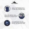 image:imageHigh Sierra Fairlead Convertible Duffel Bag Lightweight and Durable Weekender Duffel easily converts into backpack 64L Capacity Steel GrayMercuryBlueNavyGraphite Blue