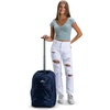image:imageHigh Sierra Freewheel Pro Wheeled Laptop Backpack Bookbag for Travel or Work with Rotating Handle and Padded Laptop Sleeve True Navy