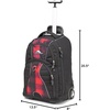 image:imageHigh Sierra Freewheel Wheeled Laptop Backpack Black 205 x 135 x 8InchBlackBuffalo PlaidCrimson