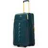image:imageHigh Sierra HiLife 31Inch Large Wheeled Duffle  Features Smooth Rolling Wheels WetPak Pockets StackIt Strap Adjustable Handle Fleece Pocket Padded Laptop Sleeve Expandable  GreenYellowGreenYellow