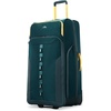 image:imageHigh Sierra HiLife 31Inch Large Wheeled Duffle  Features Smooth Rolling Wheels WetPak Pockets StackIt Strap Adjustable Handle Fleece Pocket Padded Laptop Sleeve Expandable  GreenYellowGreenYellow