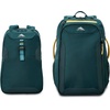 image:imageHigh Sierra HiLife 3in1 Convertible Backpack  Features Removable Daypack StackIt Strap Adjustable Sternum Strap Fleeced Pocket For Scratch Protection Dual Water Bottle Pockets  BlackBlueGreenYellow