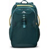 image:imageHigh Sierra HiLife 3in1 Convertible Backpack  Features Removable Daypack StackIt Strap Adjustable Sternum Strap Fleeced Pocket For Scratch Protection Dual Water Bottle Pockets  BlackBlueGreenYellow