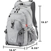 image:imageHigh Sierra Loop Backpack Travel or Work Bookbag with tablet sleeve One Size Copper SplatterMaroonBlack
