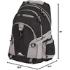 image:imageHigh Sierra Loop Backpack Travel or Work Bookbag with tablet sleeve One Size Copper SplatterMaroonBlackCharcoal