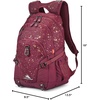 image:imageHigh Sierra Loop Backpack Travel or Work Bookbag with tablet sleeve One Size Copper SplatterMaroonCopper SplatterMaroon