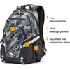 image:imageHigh Sierra Loop Backpack Travel or Work Bookbag with tablet sleeve One Size Copper SplatterMaroonGraffitiBlackAsh