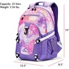 image:imageHigh Sierra Loop Backpack Travel or Work Bookbag with tablet sleeve One Size Copper SplatterMaroonUnicorn CloudsLavenderWhite
