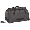 image:imageHigh Sierra Forester 28 Inch Roomy Water Resisting Wheeled Duffel wPadded Grab Handles Interior Cross Straps amp Easy to Clean Interior Black Heather