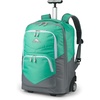 image:imageHigh Sierra Freewheel Pro Wheeled Backpack with 360 Degree Reflectivity Adjustable Handle Large Main Compartment and Laptop Sleeve AquamarineAquamarine
