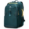 image:imageHigh Sierra HiLife 3in1 Convertible Backpack  Features Removable Daypack StackIt Strap Adjustable Sternum Strap Fleeced Pocket For Scratch Protection Dual Water Bottle Pockets  BlackBlueGreenYellow