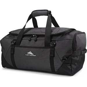 image:imageHigh Sierra Fairlead Convertible Duffel Bag Lightweight and Durable Weekender Duffel easily converts into backpack 64L Capacity Steel GrayMercuryBlueMercuryBlack