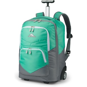 image:imageHigh Sierra Freewheel Pro Wheeled Backpack with 360 Degree Reflectivity Adjustable Handle Large Main Compartment and Laptop Sleeve AquamarineAquamarine