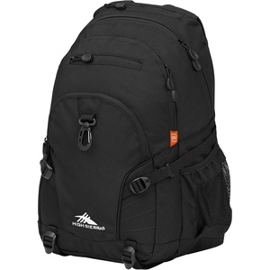 image:imageHigh Sierra Loop Backpack Travel or Work Bookbag with tablet sleeve One Size Copper SplatterMaroonBlack