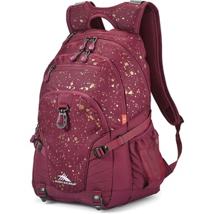 image:imageHigh Sierra Loop Backpack Travel or Work Bookbag with tablet sleeve One Size Copper SplatterMaroonCopper SplatterMaroon