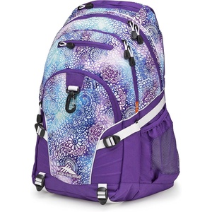image:imageHigh Sierra Loop Backpack Travel or Work Bookbag with tablet sleeve One Size Copper SplatterMaroonFlower DazeDeep PurpleWhite
