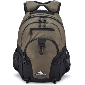image:imageHigh Sierra Loop Backpack Travel or Work Bookbag with tablet sleeve One Size Copper SplatterMaroonOlive