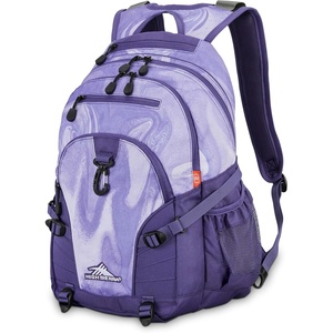 image:imageHigh Sierra Loop Backpack Travel or Work Bookbag with tablet sleeve One Size Copper SplatterMaroonPurple Marble Swirl