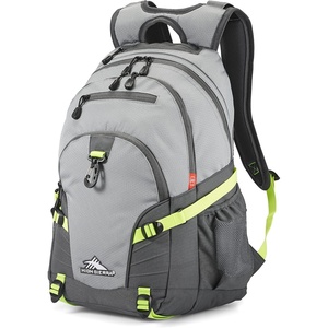 image:imageHigh Sierra Loop Backpack Travel or Work Bookbag with tablet sleeve One Size Copper SplatterMaroonSteel GreyMercuryNeon Green