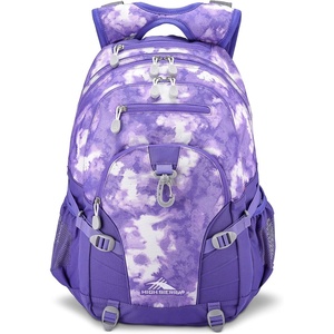 image:imageHigh Sierra Loop Backpack Travel or Work Bookbag with tablet sleeve One Size Copper SplatterMaroonTie Dye