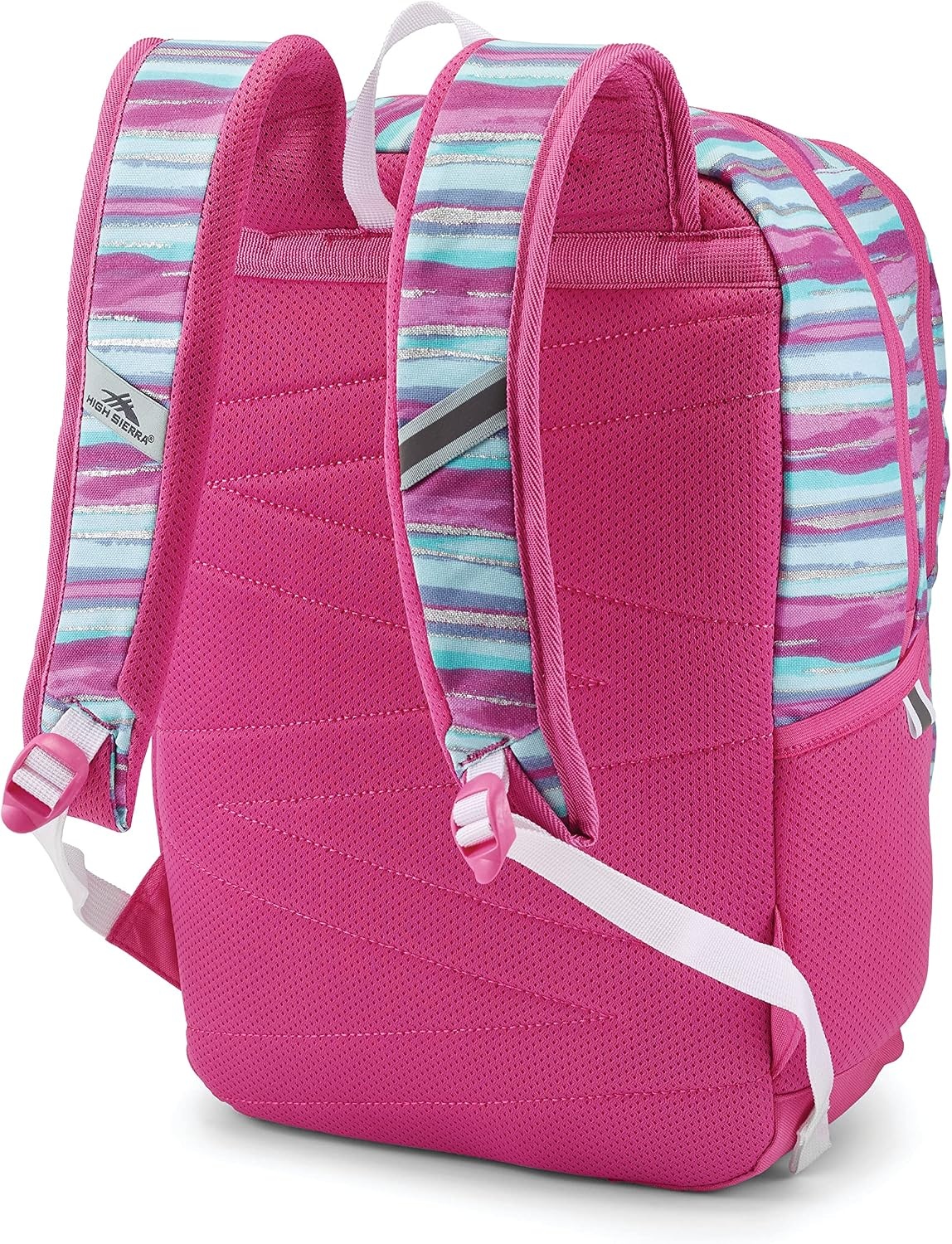 image:imageHigh Sierra Essential Backpack Laptop Bookbag for Travel Work or School Space One SizeWatercolor Stripes
