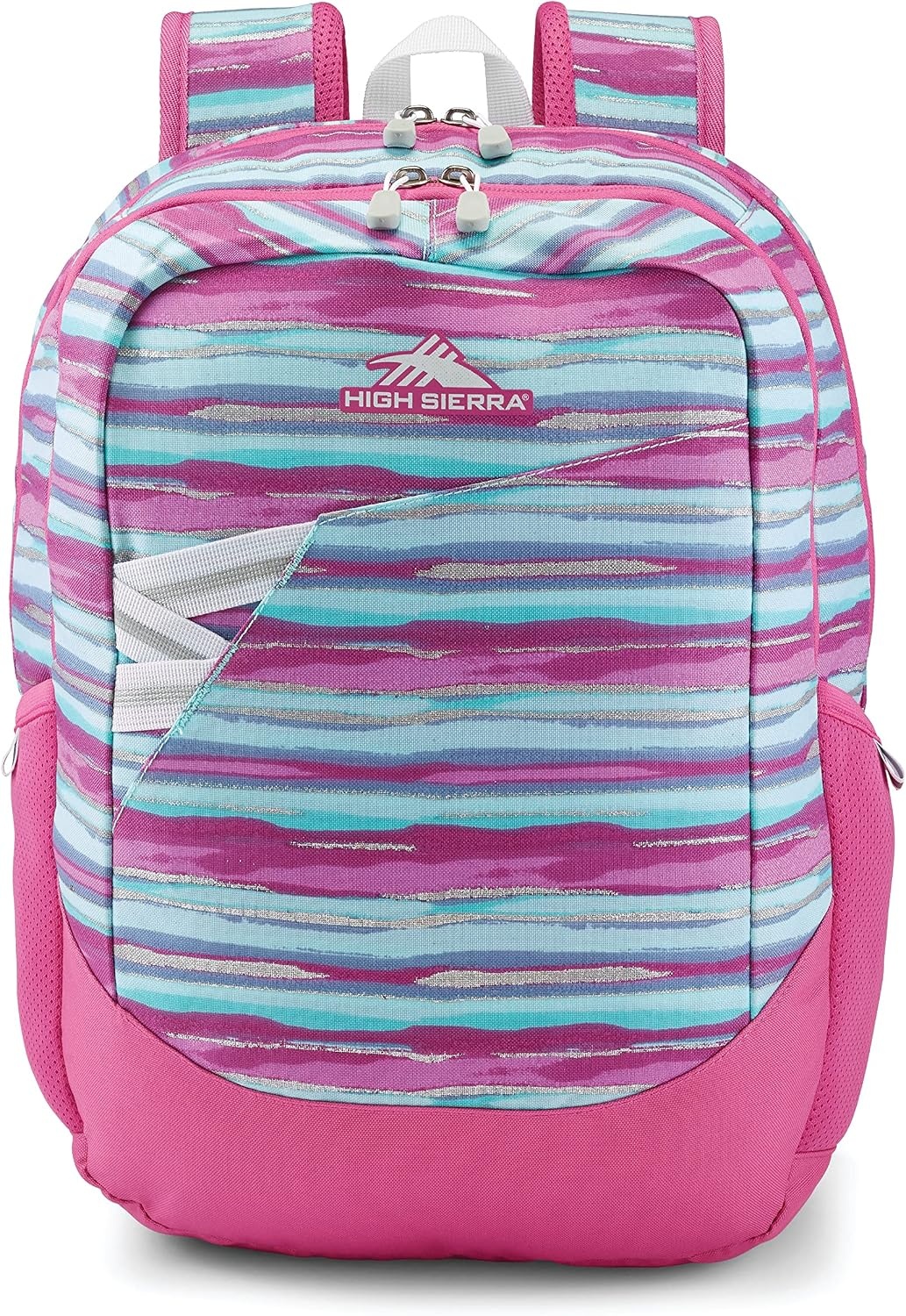 image:imageHigh Sierra Essential Backpack Laptop Bookbag for Travel Work or School Space One SizeWatercolor Stripes