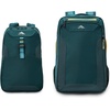 image:imageHigh Sierra HiLife 3in1 Convertible Wheeled Backpack  Features Removable Daypack StackIt Strap Adjustable Handle Fleeced Pocket For Scratch Protection Dual Water Bottle Pockets  GreenYellowGreenYellow