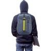 image:imageHigh Sierra Large Backpack Reflective Accent Comfortable Mesh Back School Bag with Tablet Device Sleeve and Adjustable Straps Grey Blue