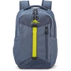 image:imageHigh Sierra Large Backpack Reflective Accent Comfortable Mesh Back School Bag with Tablet Device Sleeve and Adjustable Straps Grey Blue