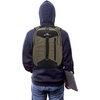 image:imageHigh Sierra Large Backpack Reflective Accent Comfortable Mesh Back School Bag with Tablet Device Sleeve and Adjustable Straps SilverOlive Green