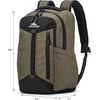 image:imageHigh Sierra Large Backpack Reflective Accent Comfortable Mesh Back School Bag with Tablet Device Sleeve and Adjustable Straps SilverOlive Green