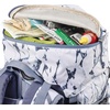 image:imageHigh Sierra Pathway 20 Backpack with Hydration Storage Sleeve for Hiking Biking Camping Traveling Forest GreenBlack 60LWhite Cracked IceGrey Blue