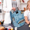 image:imageHigh Sierra Swoop Backpack with Laptop Pocket  Tablet Sleeve Fits most 17 Laptops 30L BlackBlue Waves