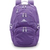 image:imageHigh Sierra Swoop Backpack with Laptop Pocket  Tablet Sleeve Fits most 17 Laptops 30L BlackLight Purple