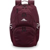 image:imageHigh Sierra Swoop Backpack with Laptop Pocket  Tablet Sleeve Fits most 17 Laptops 30L BlackMaroon