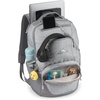 image:imageHigh Sierra Swoop Backpack with Laptop Pocket  Tablet Sleeve Fits most 17 Laptops 30L BlackSilver Heather