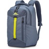 image:imageHigh Sierra Large Backpack Reflective Accent Comfortable Mesh Back School Bag with Tablet Device Sleeve and Adjustable Straps Grey Blue
