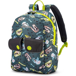 image:imageHigh Sierra Chiqui School Backpack with Tablet Sleeve  2 Water Bottle Pockets 18L Dino Dig