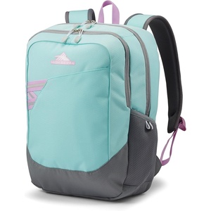 image:imageHigh Sierra Essential Backpack Laptop Bookbag for Travel Work or School Space One SizeSky BlueIced Lilac