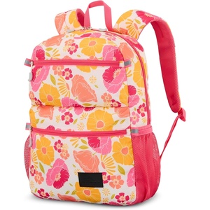 image:imageHigh Sierra Everclass Backpack  Travel or Work Laptop Bookbag with 360 Reflectivity Dual Water Bottle Pockets amp Fits Laptops Up To 156 One Size Cosmic BlueSurf Floral  Pink