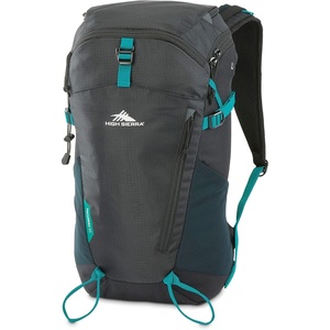 image:imageHigh Sierra Pathway 20 Backpack with Hydration Storage Sleeve for Hiking Biking Camping Traveling Forest GreenBlack 60LBlack
