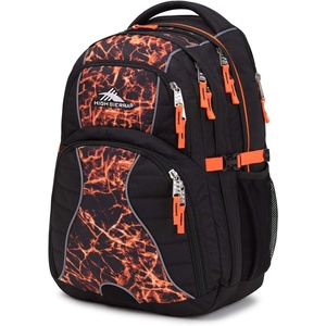 image:imageHigh Sierra Swerve Laptop Backpack Black One SizeBlackFireballElecric Orange