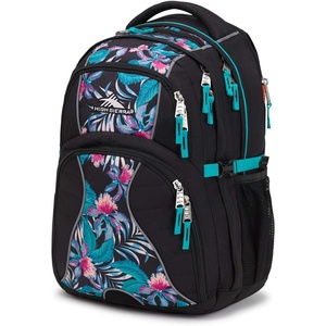 image:imageHigh Sierra Swerve Laptop Backpack Black One SizeBlackTropic NightsTurquoise