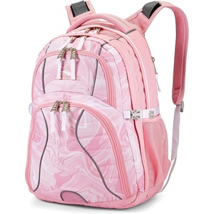 image:imageHigh Sierra Swerve Laptop Backpack Black One SizePink MarbleBubblegum Pink