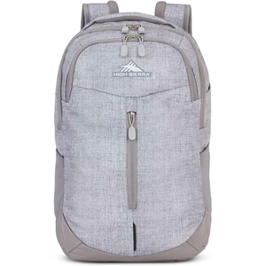 image:imageHigh Sierra Swerve Pro Backpack with Laptop Pocket  Tablet Sleeve Fits most 17 Laptops 27L BlackSilver Heather