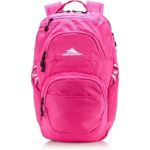 image:imageHigh Sierra Swoop Backpack Travel or Work Bookbag with tablet sleeve One Size FLORALSOFT PINKElectric Fuchsia