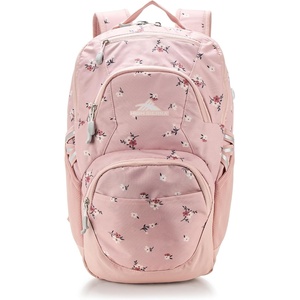 image:imageHigh Sierra Swoop Backpack Travel or Work Bookbag with tablet sleeve One Size FLORALSOFT PINKFloralSoft Pink