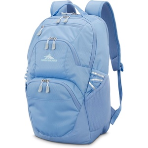 image:imageHigh Sierra Swoop Backpack with Laptop Pocket  Tablet Sleeve Fits most 17 Laptops 30L BlackCornflower Blue